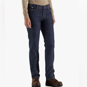 Carhartt Women's Flame Resistant Rugged Flex Original Fit Jeans NWT Size 6 Tall